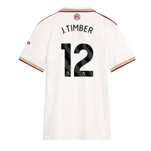 Billige Fotballdrakt Arsenal Jurrien Timber #12 Replika Tredjedrakt Dame 2025-26 Kortermet Billige Fotballdrakt Arsenal Jurrien Timber #12 Replika Tredjedrakt Dame 2025-26 Kortermet